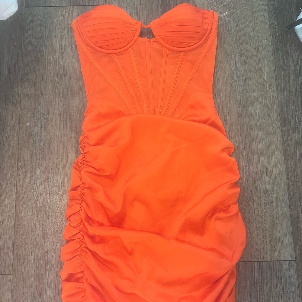 Oh Polly strapless bodycon dress